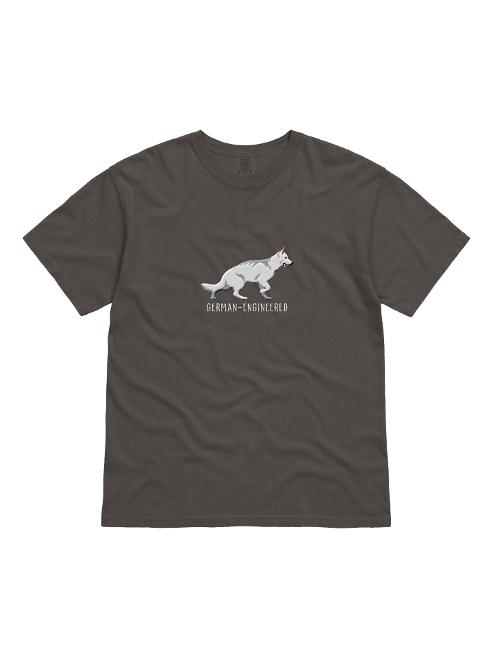 To Herd and Protect T-Shirt(Embroidered) of a German Shepherd(White) product image (6)