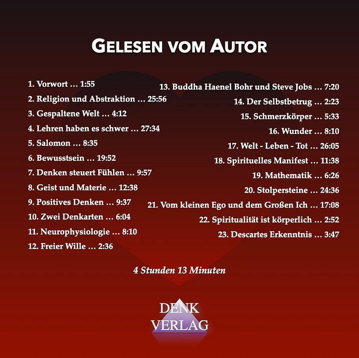 GT 13: Spiritualität - Gedankenspiele Thema - Hörbuch product image (2)