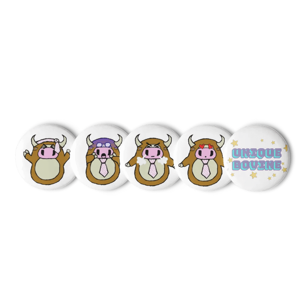 Bovine Button Pins product image (3)