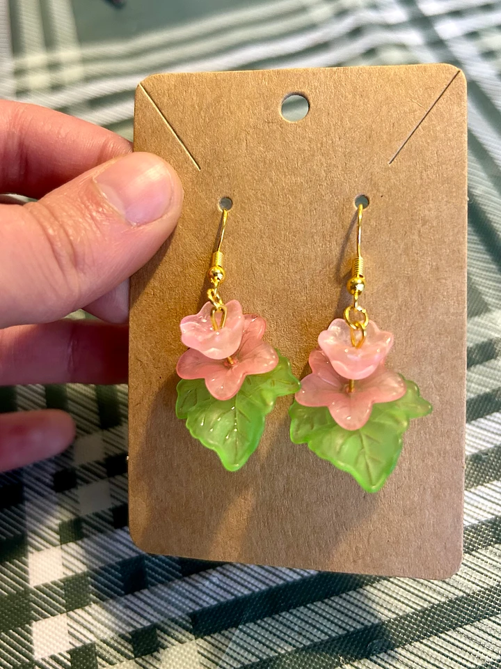 Lotus Flower Earrings product image (1)