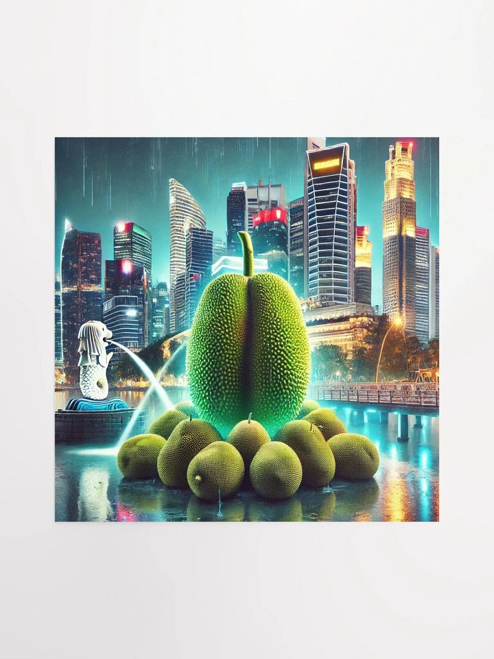 Jackfruit Fusion: Singapore's Iconic Skyline Poster product image (2)
