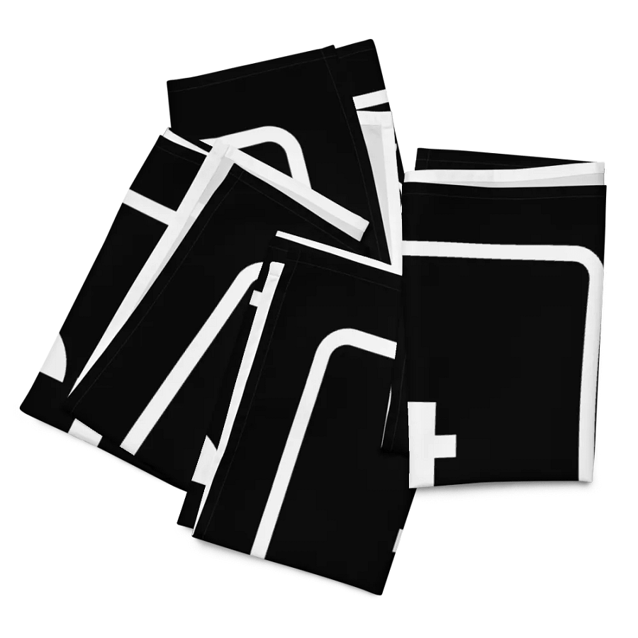 Cloth Napkin Set (4): Cat Element product image (4)