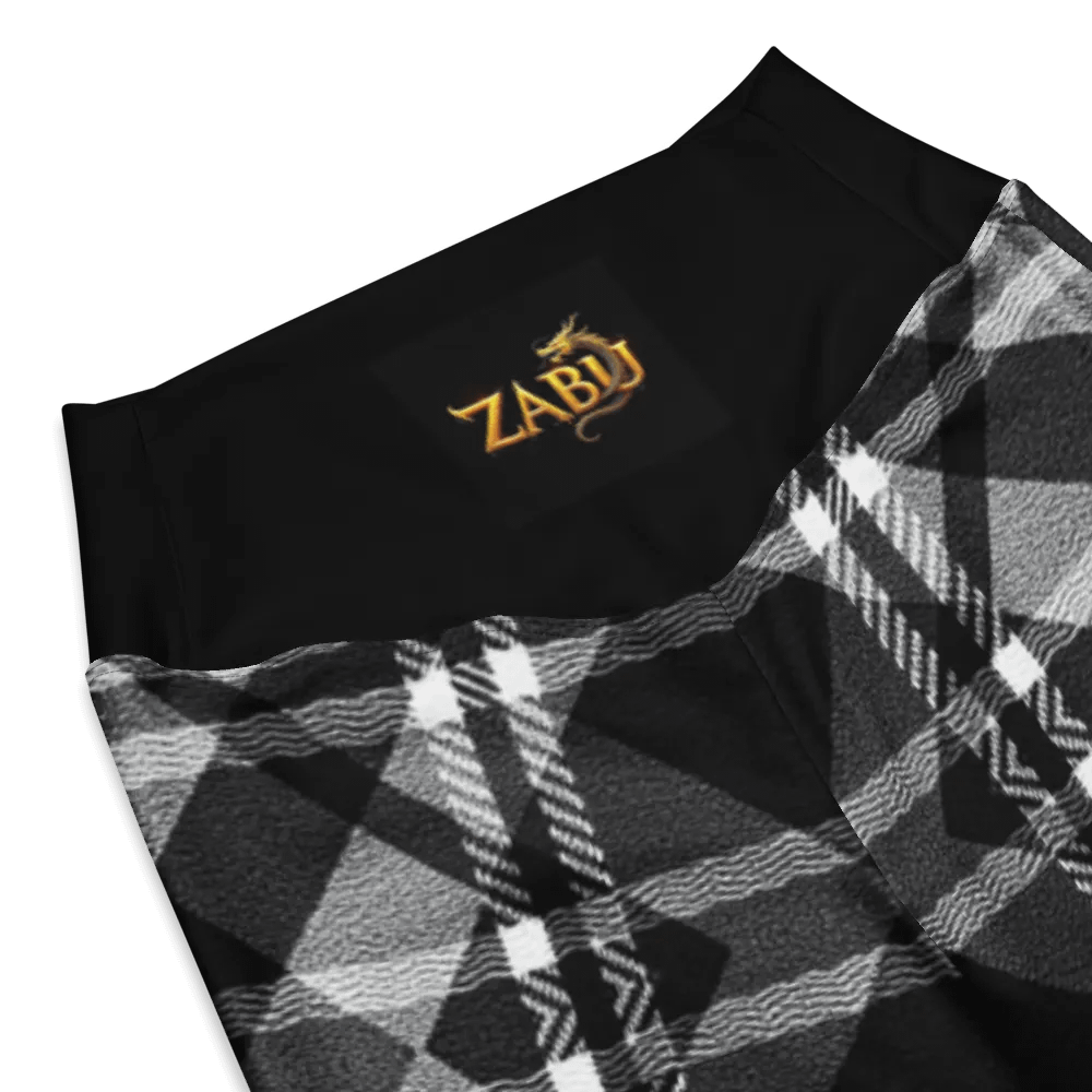 Zabu Checkered Plaid Flare Leggings product image (8)