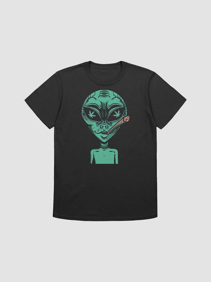 But is it art smoking alien t-shirt product image (1)