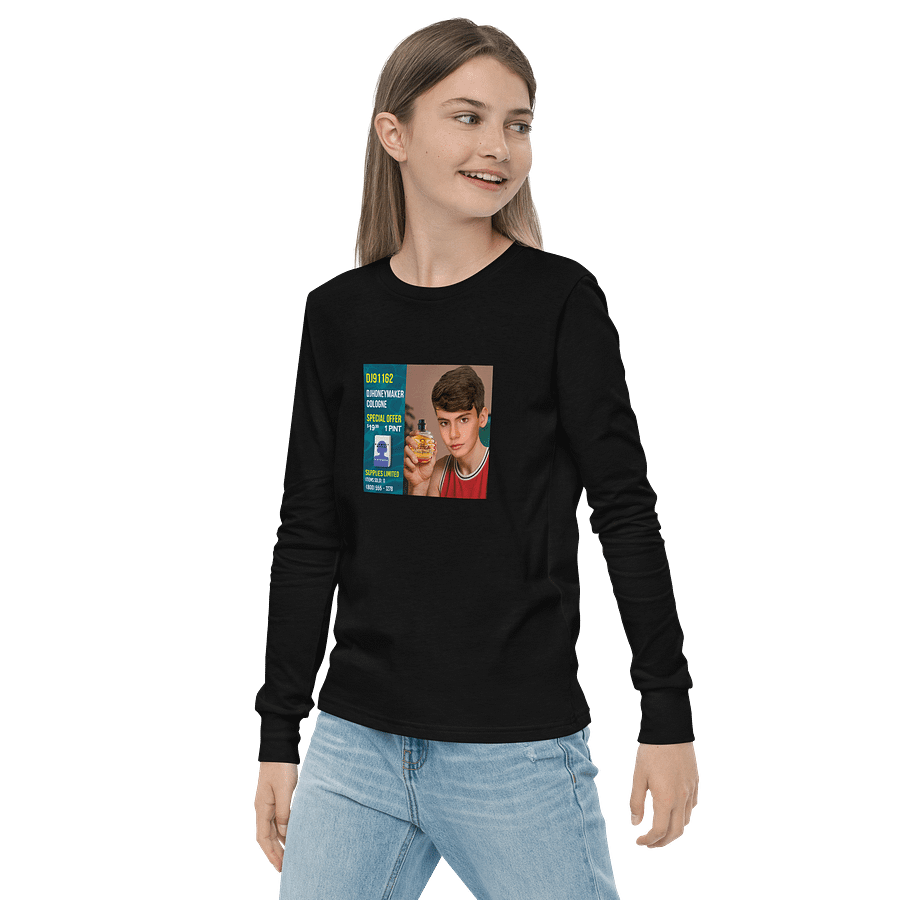 DJHoneyMaker Cologne Youth Long Sleeve T-Shirt product image (3)