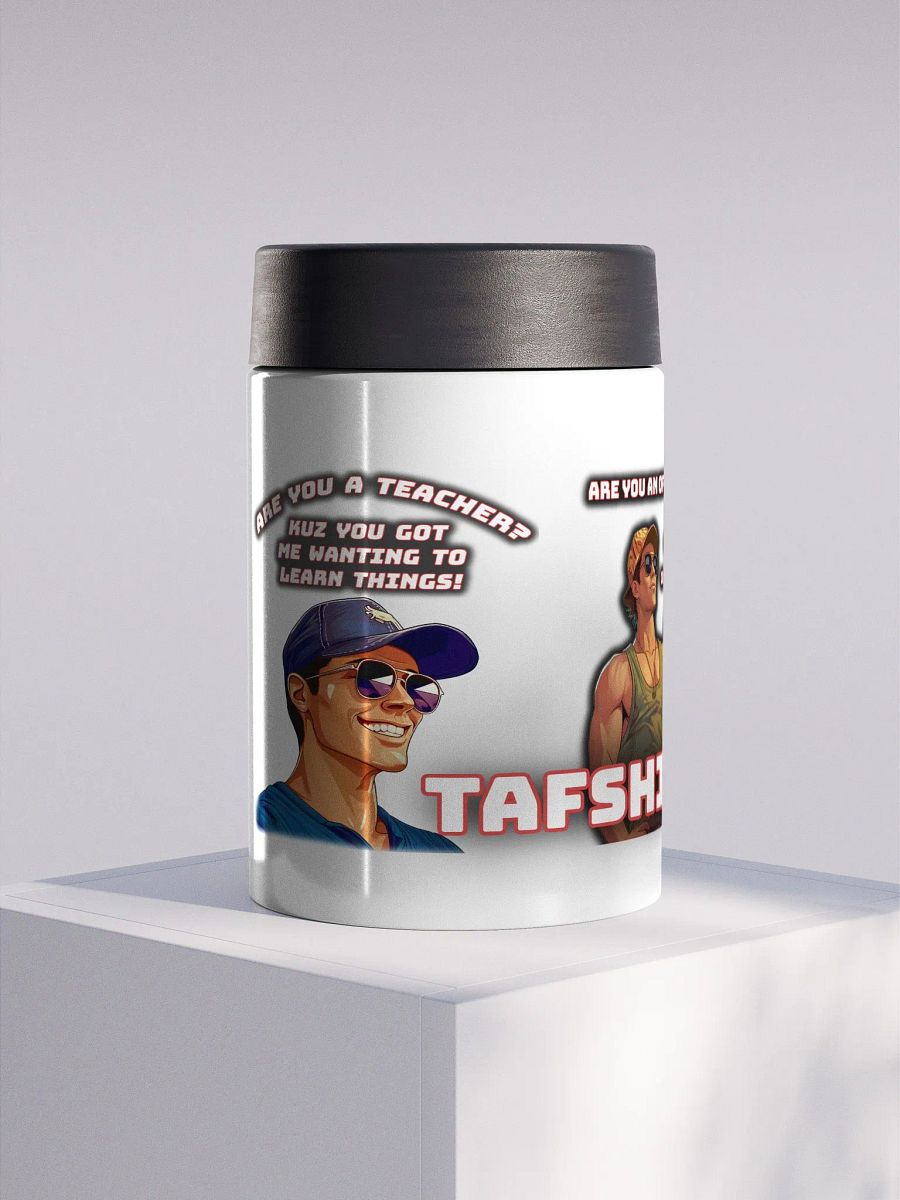 3 Design Pick Up Lines Stainless Steel Koozie product image (1)