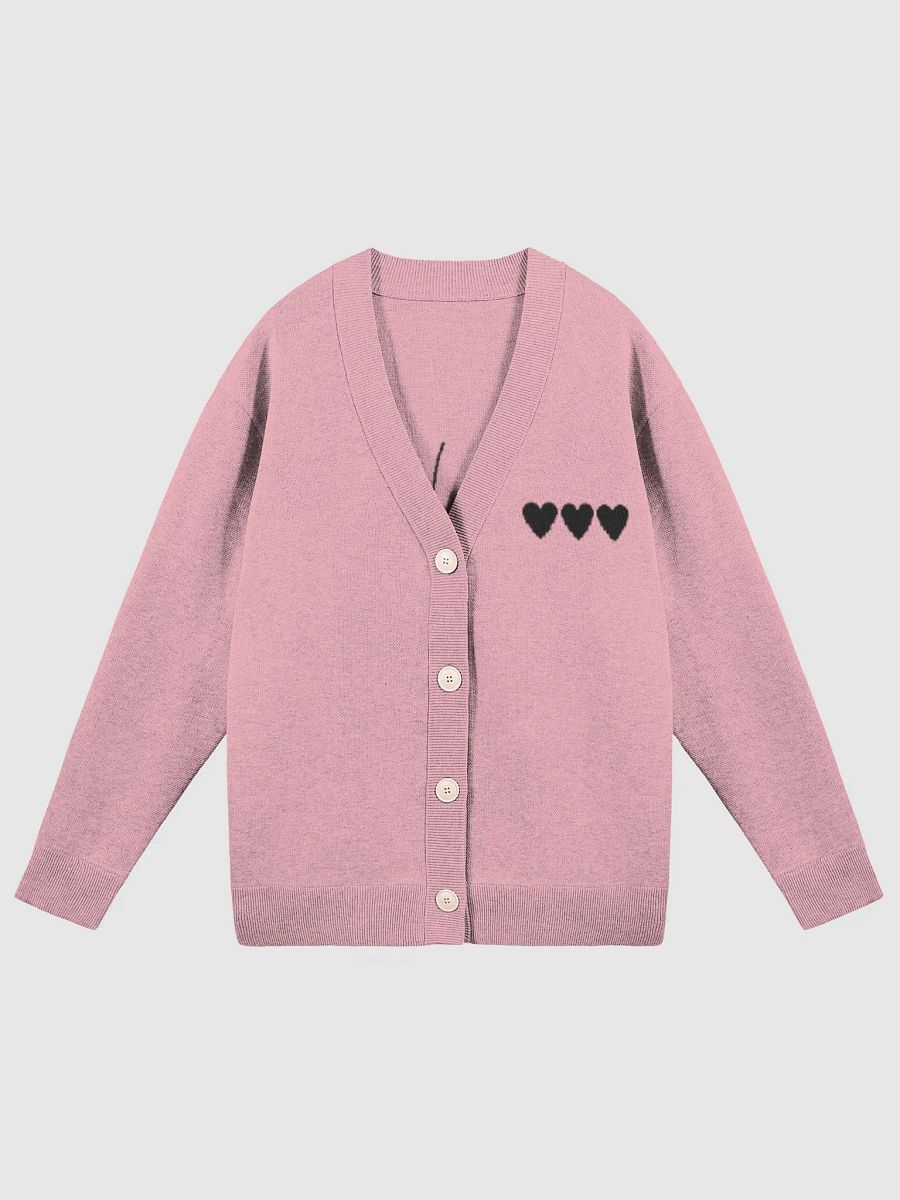 killakute xo large knitted heart cardigan product image (1)