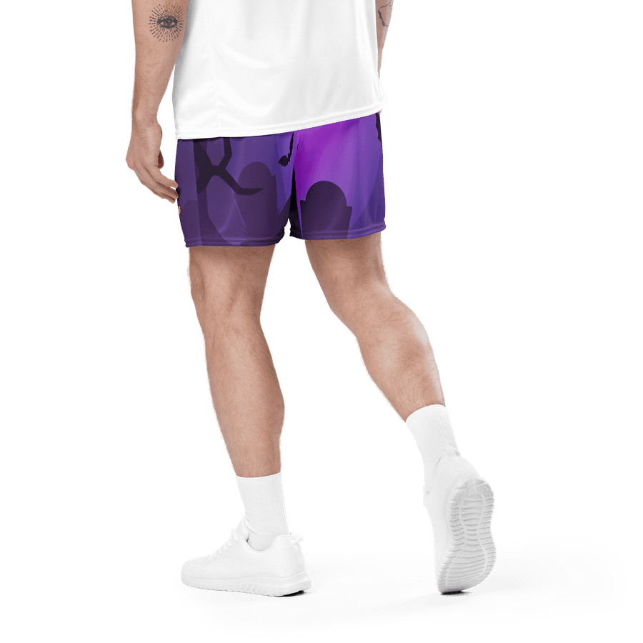 All-Over Print Recycled Unisex Mesh Shorts product image (4)