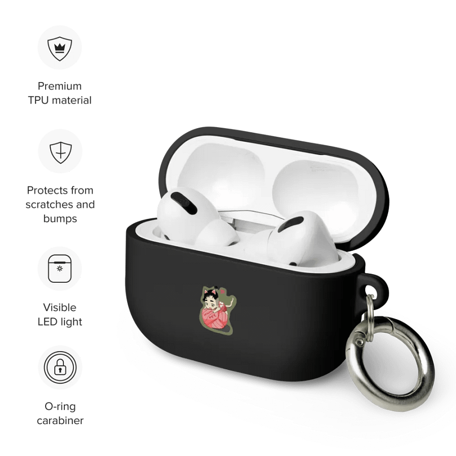 Love Arigato Neko Volleyball Airpod Case product image (1)