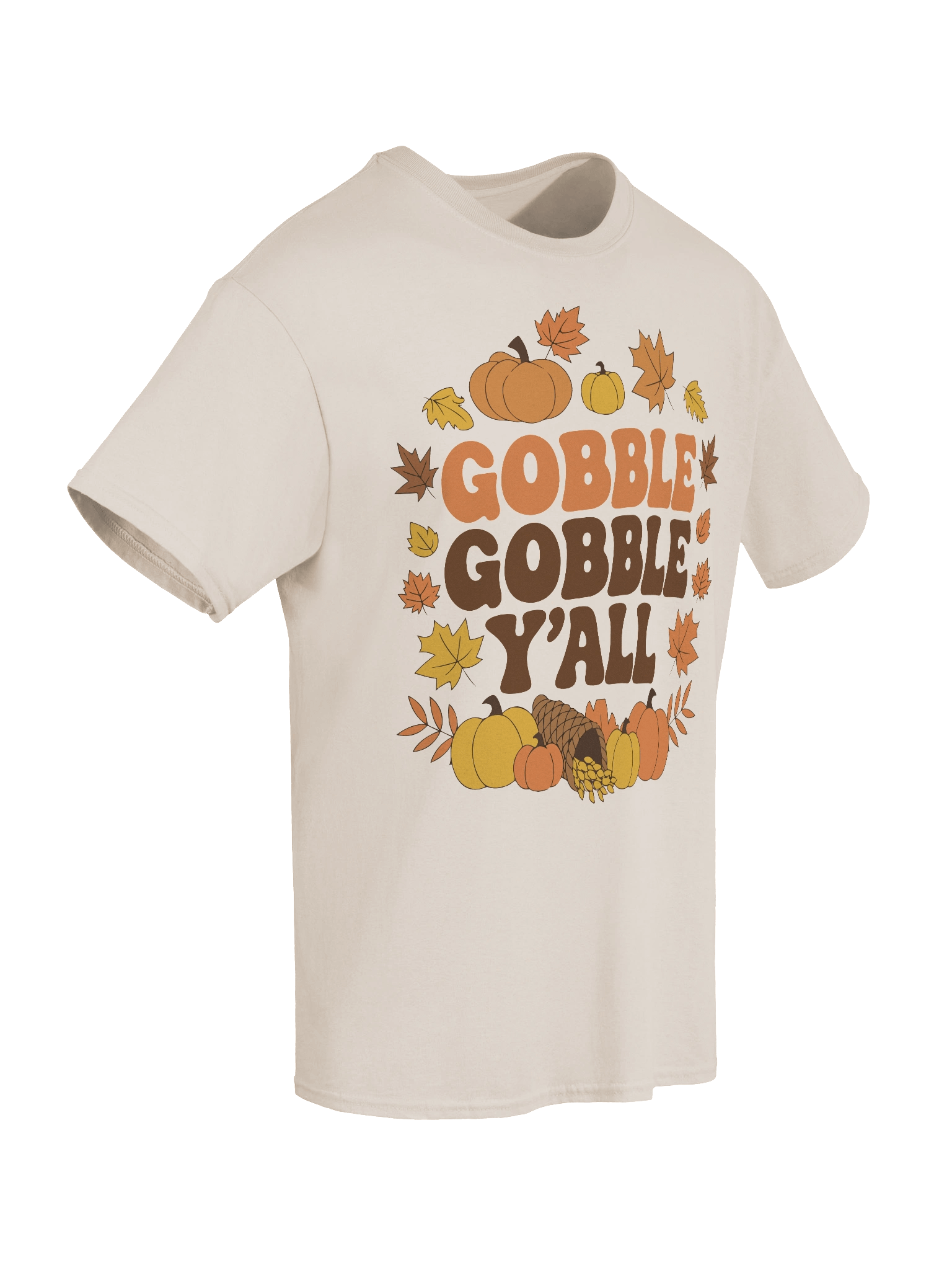 "Gobble Gobble Y'all" Thanksgiving T-Shirt product image (2)