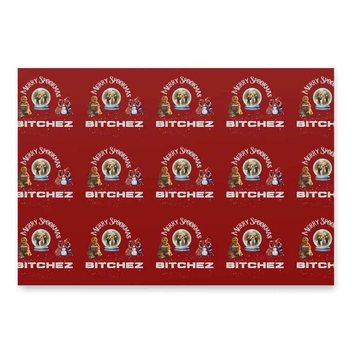 Merry Spookmas Gift Wrapping Paper product image (2)