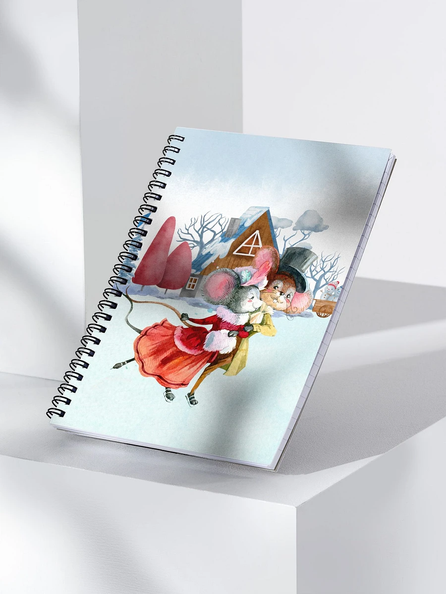 Warm Winter Embrace Spiral Notebook product image (3)