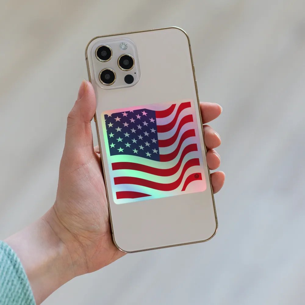 American Pride Holographic Sticker Set product image (8)