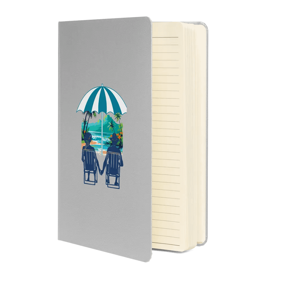 Seaside Serenity Hardcover Notebook for retired granpas granmas product image (3)