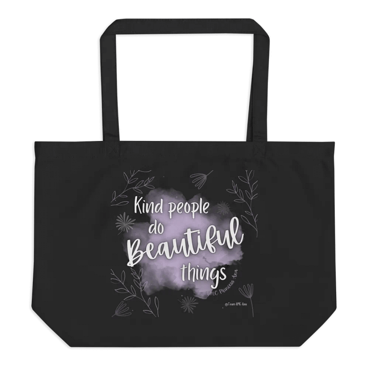 KPDBT - XL Black/Lavender Tote product image (1)