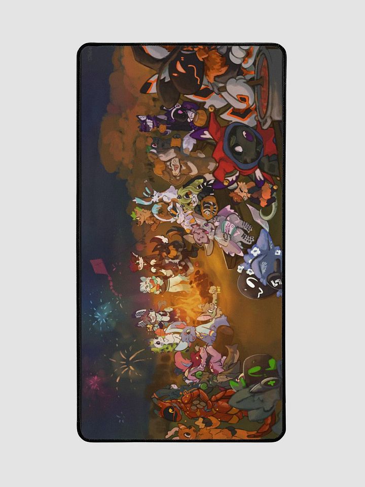 autumn bonfire party 2023 - kofi members desk mat product image (2)