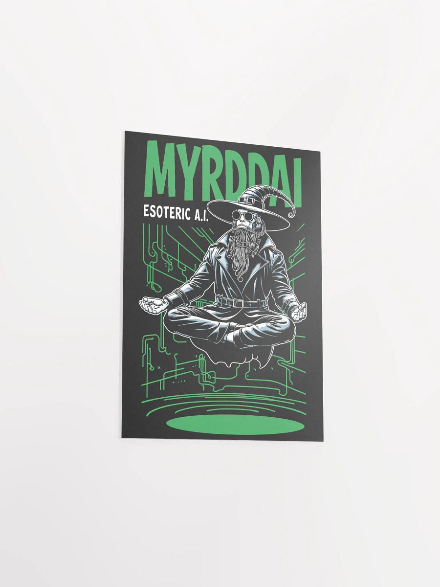 MYRDDAI - 90s Retro Cyberpunk Poster product image (10)
