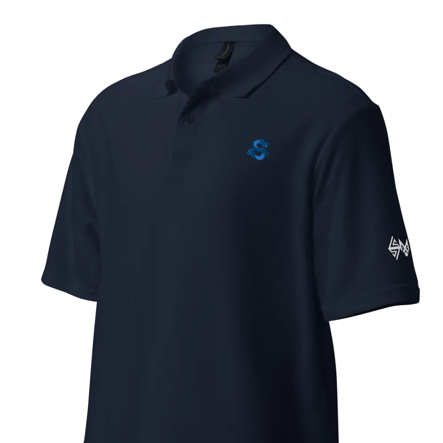 Blue Gildan Unisex Pique Polo Shirt product image (3)