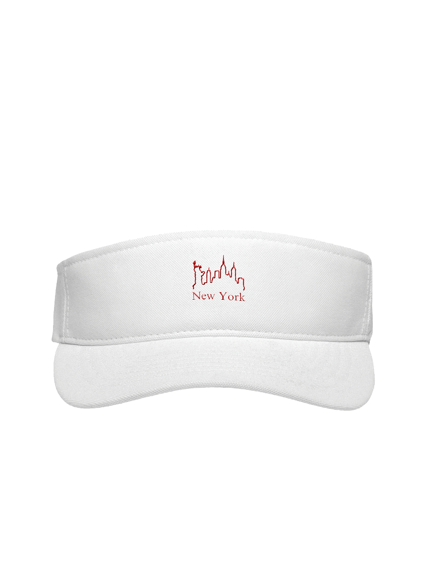 New York Skyline Liberty Embroidered Flexfit Visor product image (2)