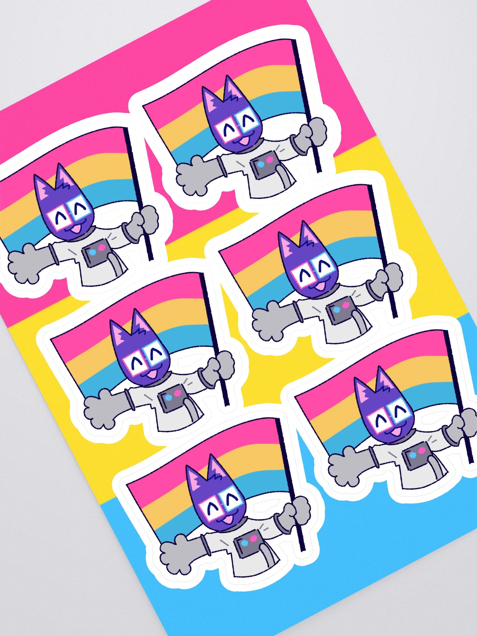 pansexual pride kaykay sticker sheet product image (1)