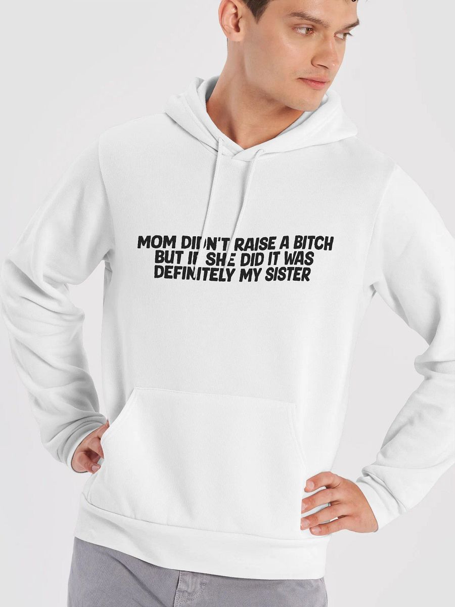 White Raised Sister Hoodie product image (12)