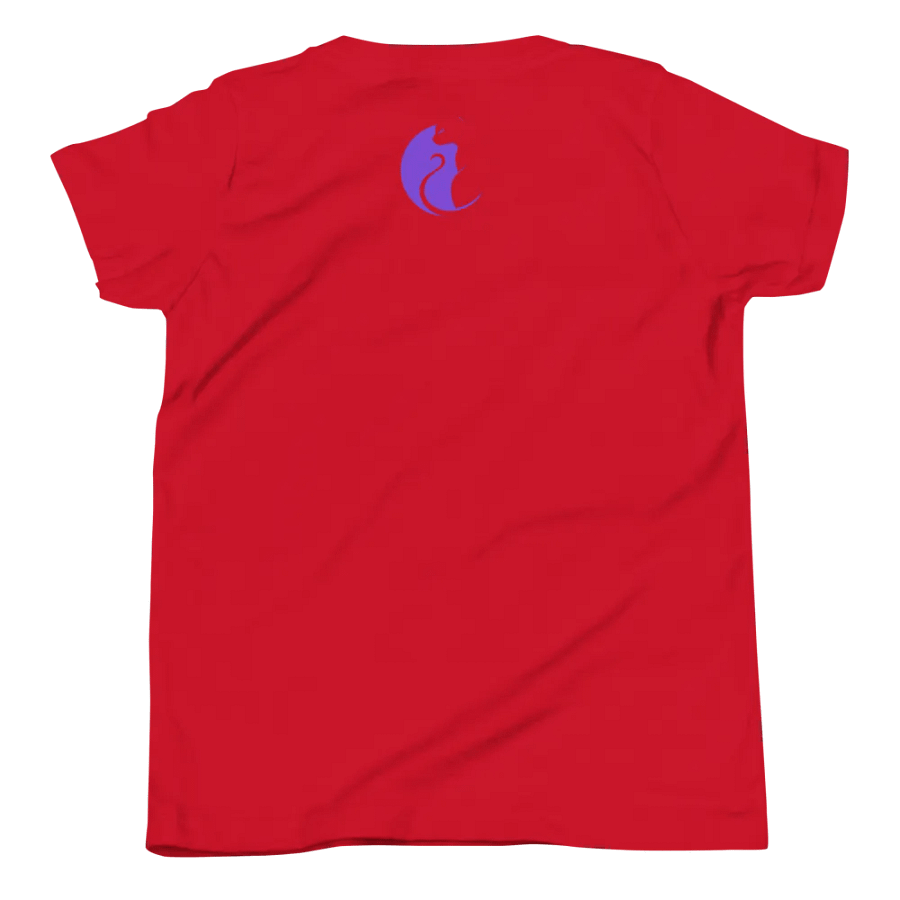 KawaiiKitten PowerRed Youth Short Sleeve T-Shirt product image (7)