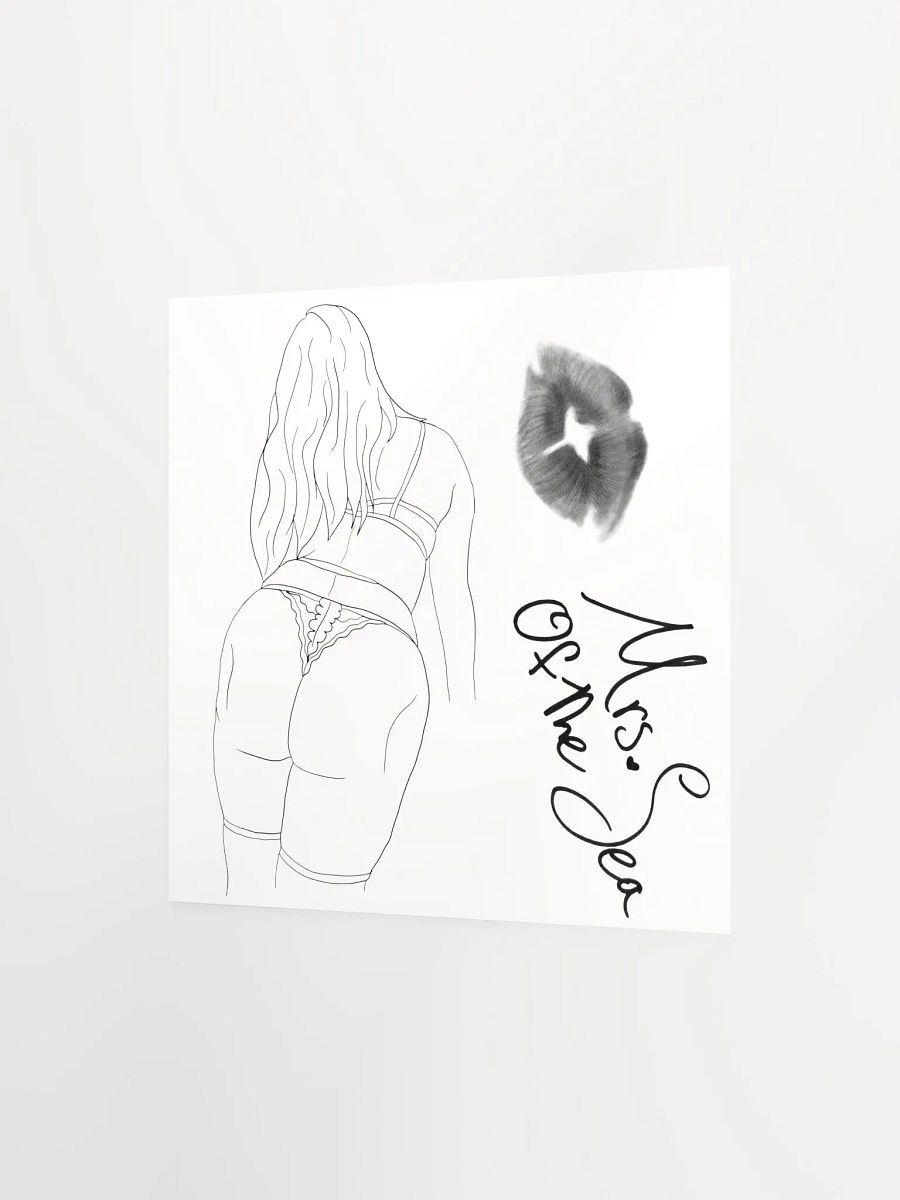 Signed NSFW Poster W/ REAL MrsOfTheSea Kiss Mark product image (6)