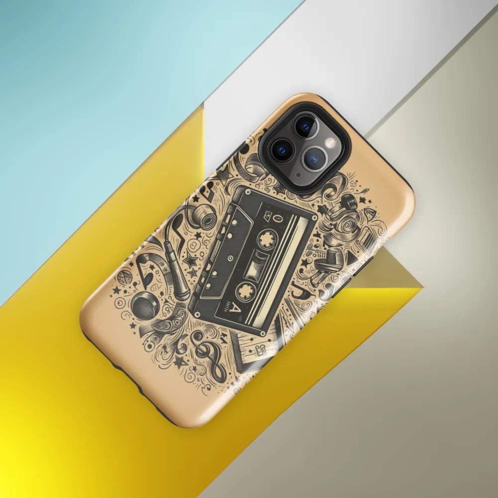 Whimsical Retro Cassette Tape Tough iPhone® Case product image (59)