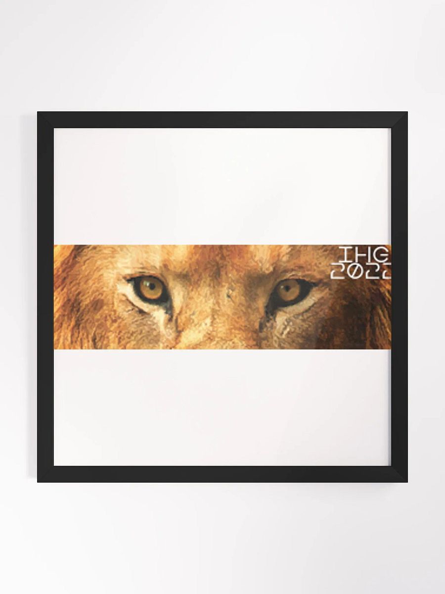 Lion Eyes Digital Drawing Framed Print product image (1)