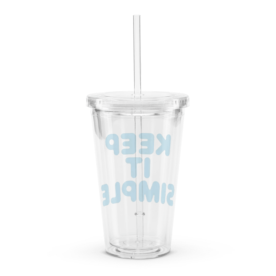Keep It Simple Plastic Tumbler product image (2)
