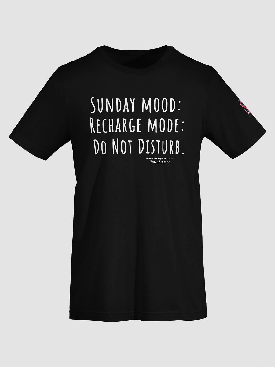 Sunday Mood : Recharge- Do not Disturb T-Shirt product image (37)