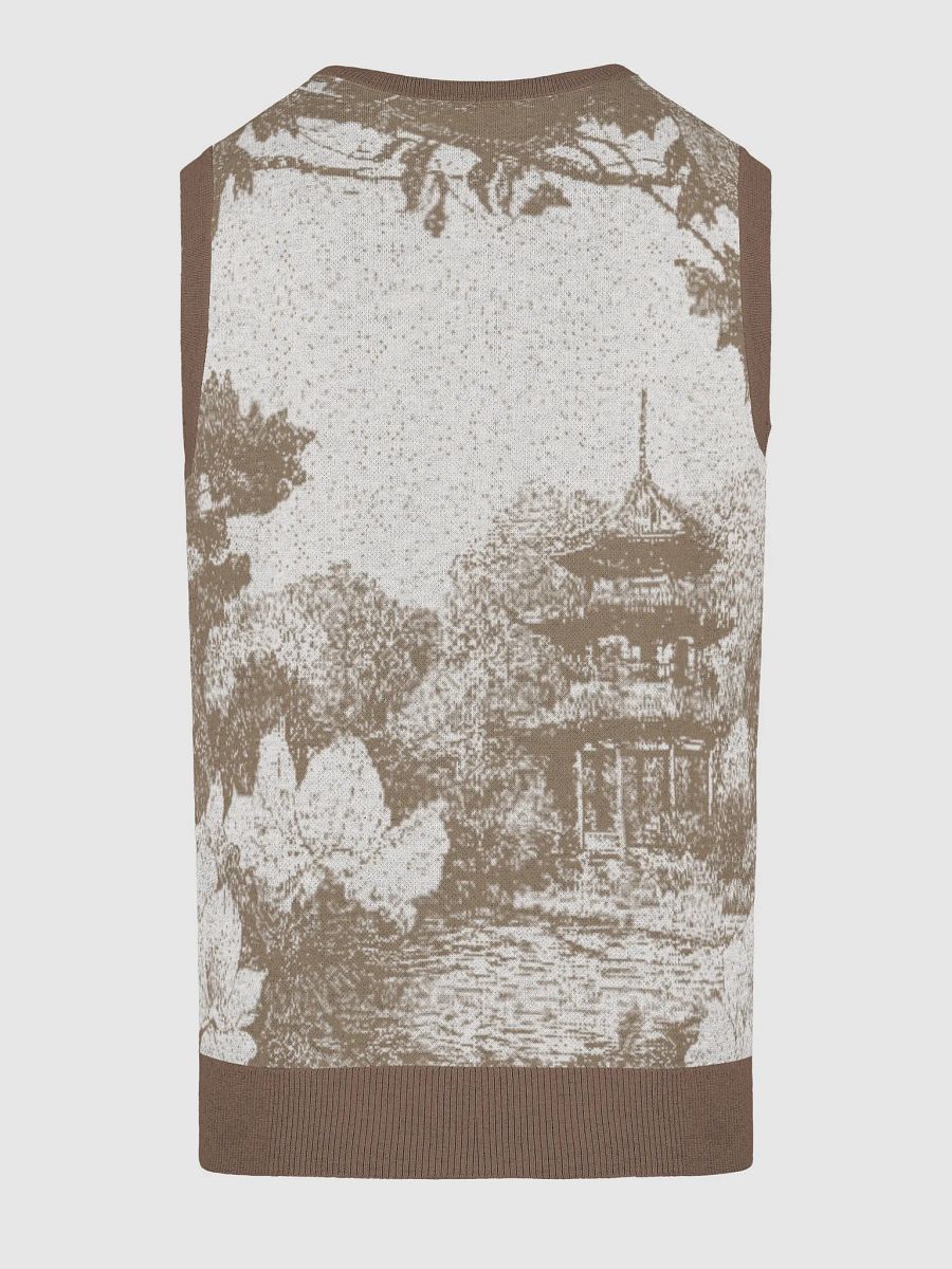 Tranquil Landscape II Knit V-Neck Vest product image (27)
