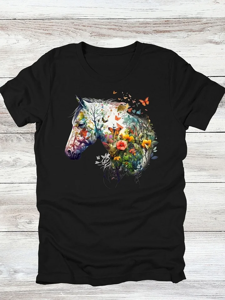 Floral Horse T-Shirt product image (1)