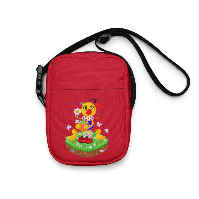 Red Boyoyoing Flower Pot Island Small Utility Crossbody Bag product image (5)