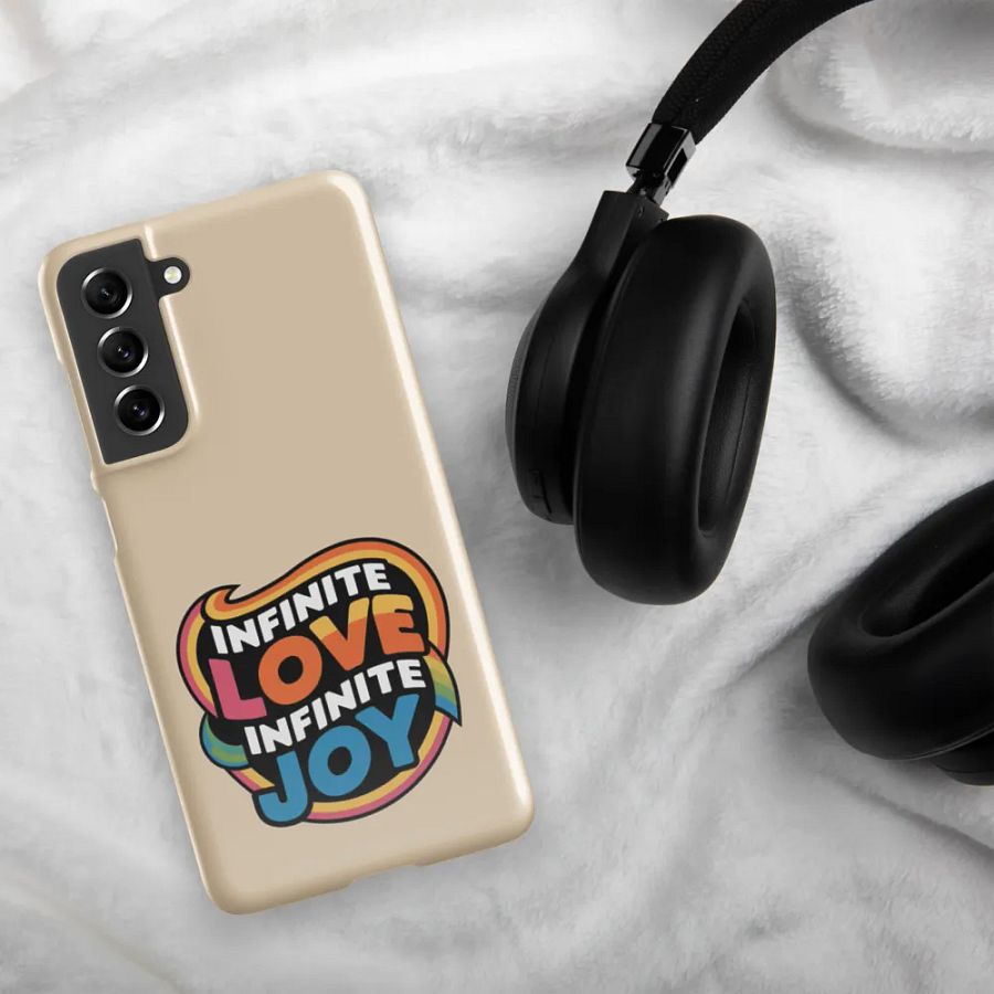 Infinite Love Infinite Joy Snap Case for Samsung (Champagne) product image (4)