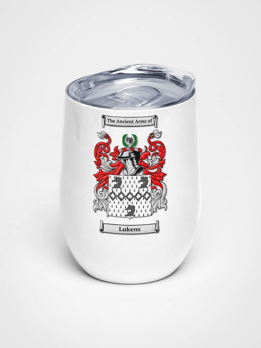 Lukens Family Crest - Wine Tumbler product image (1)