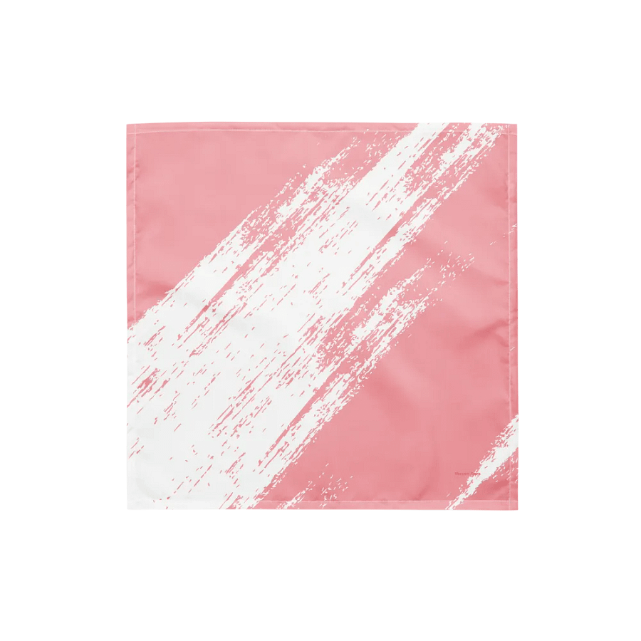 Pink Brushstroke All-Over Bandana product image (2)