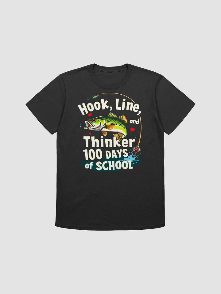 100 Days of School Fishing T-Shirt product image (4)