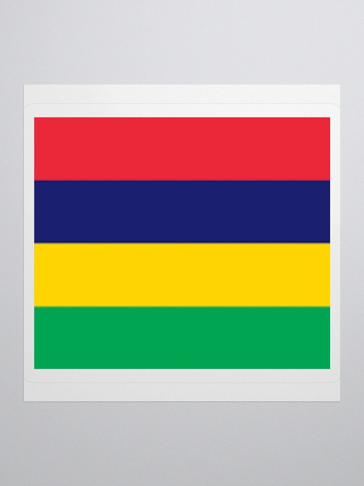 Exclusive Mauritius National Flag Vinyl Sticker - Premium Quality, Multiple Sizes product image (1)