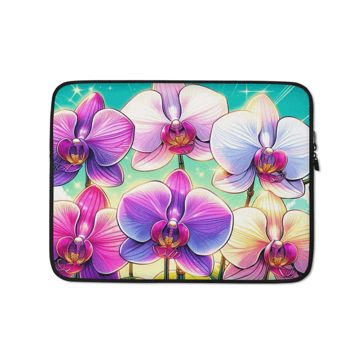 Starry Orchids Laptop Sleeve product image (1)
