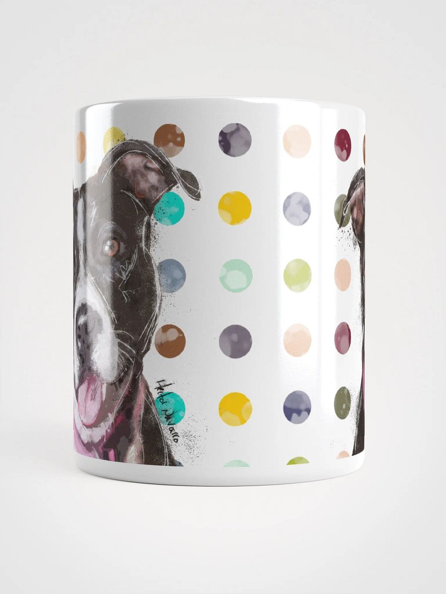 Pop Art Pitbull, white mug product image (2)