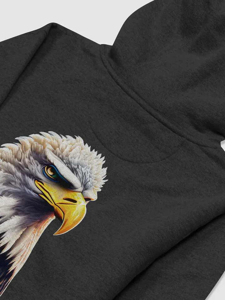 Wild and Free: Bald Eagle Cotton Heritage Unisex Premium Hoodie product image (2)