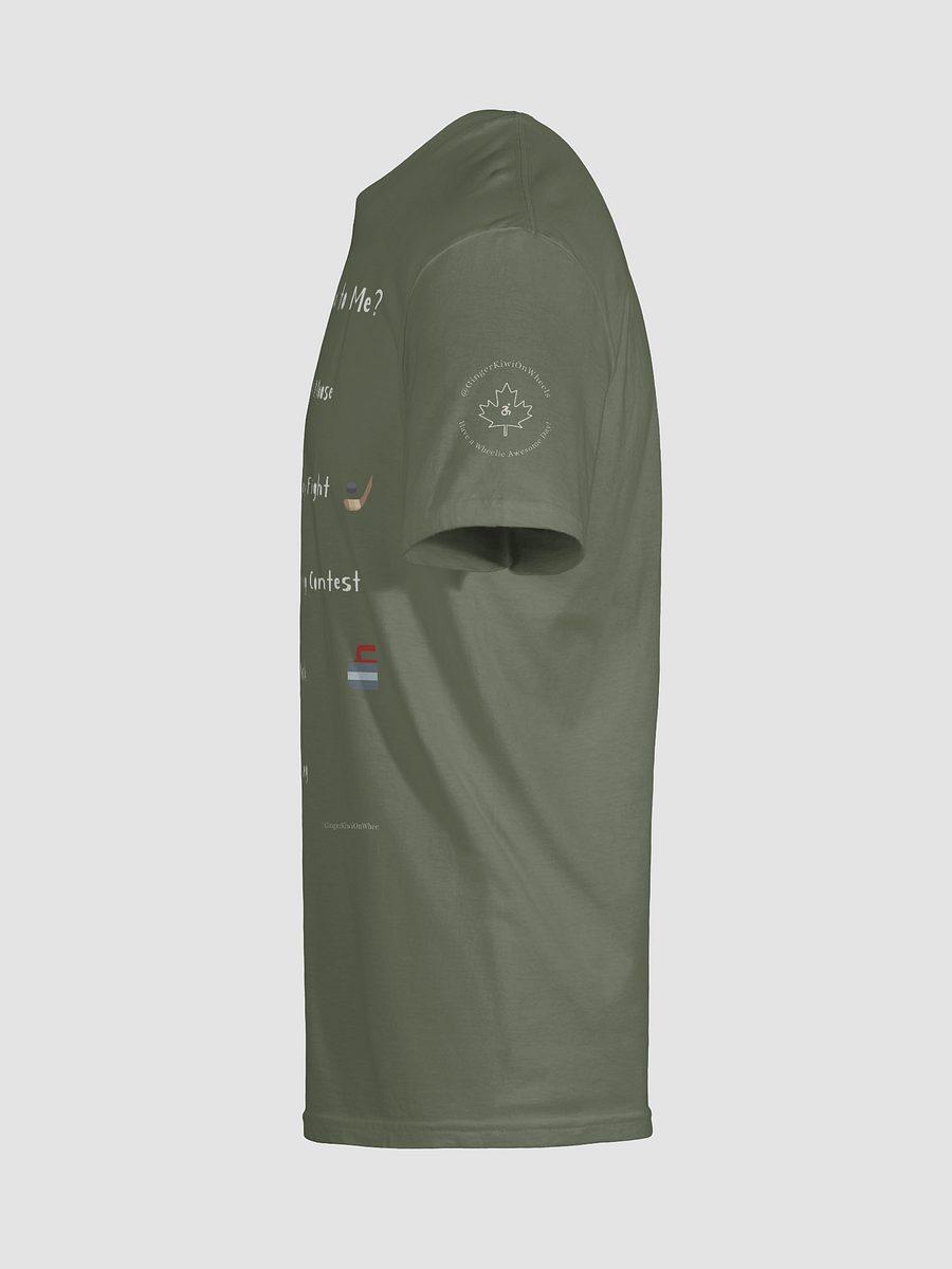 WHAT HAPPENED TO ME ? (Canadian Edition): Unisex Softstyle T-shirt, Military Green product image (9)
