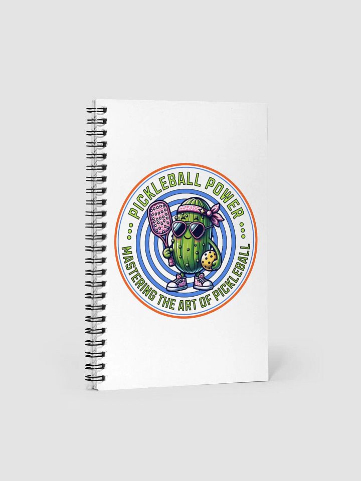 Pickleball Power Mastering The Art Of Pickleball Spiral Notebook product image (2)