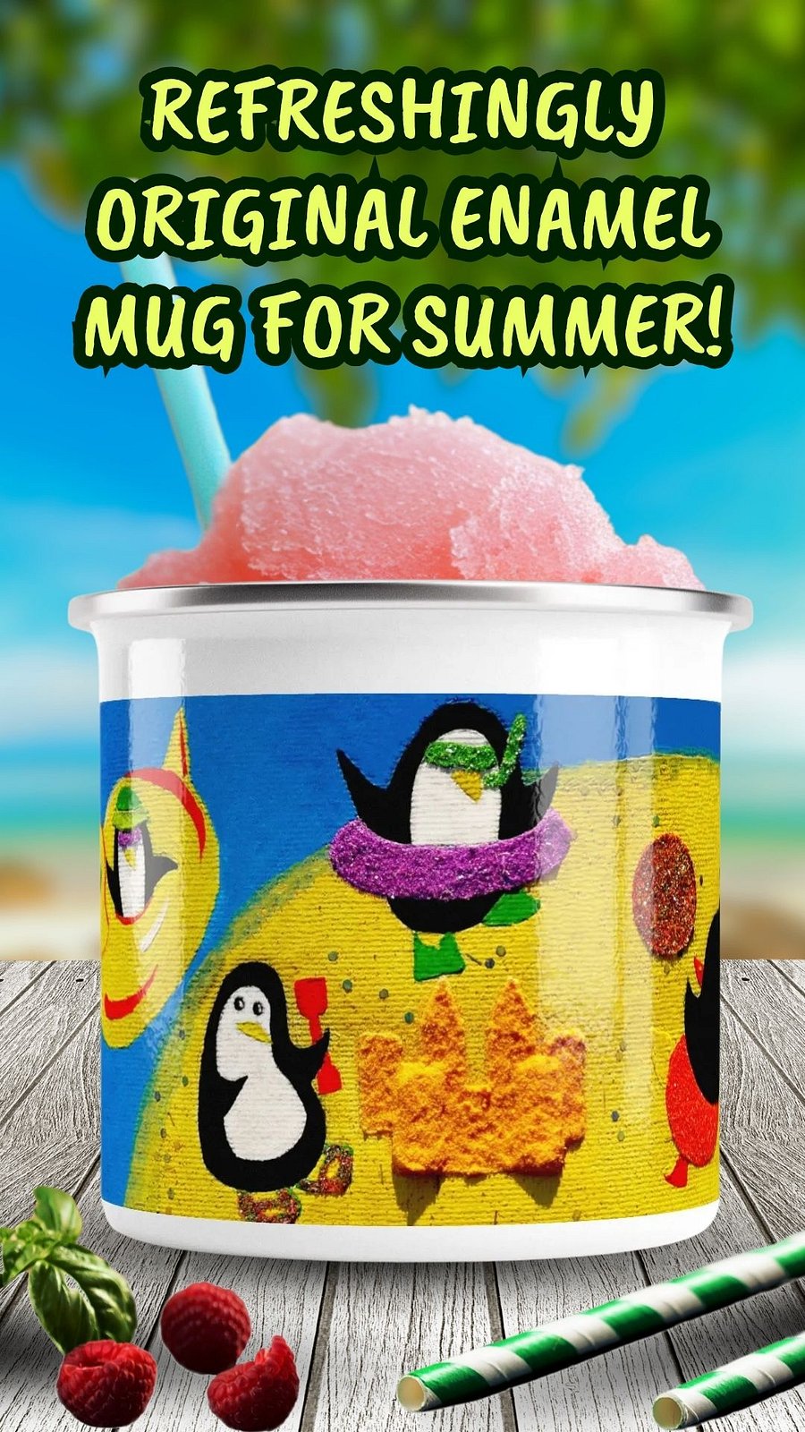 Beach Friends Enamel Mug product image (5)