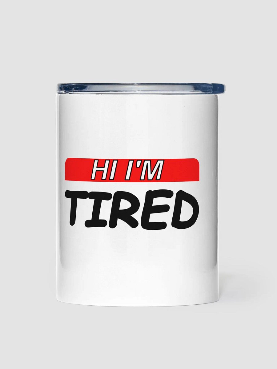Tired stainless steel mug product image (1)