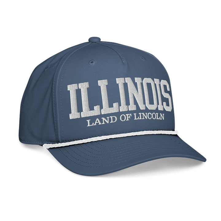 Illinois Land of Lincoln Embroidered Classic Golf Rope Cap product image (2)