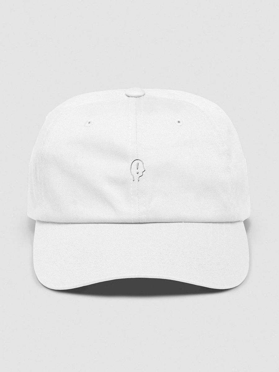 EXCLAIMING MENTALLY (sm. design, white thread) classic dad hat product image (73)