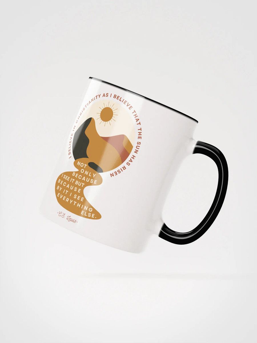 I Believe in Christianity C.S. Lewis Quote Mug product image (6)