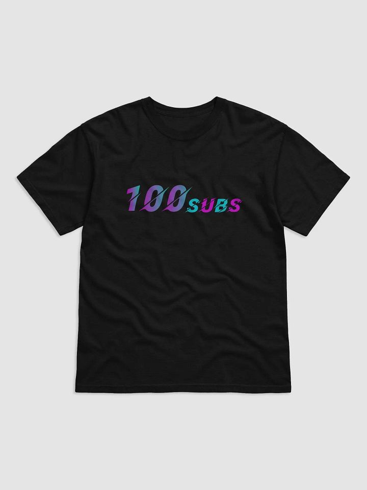 100 SUBS! Stylized T-Shirt product image (1)